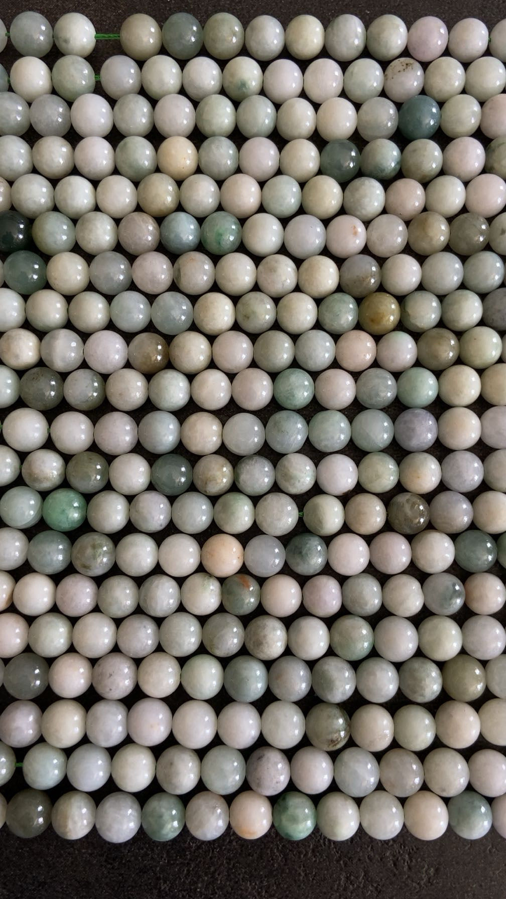 FIL DE PERLE JADE DE BIRMANIE - 8mm