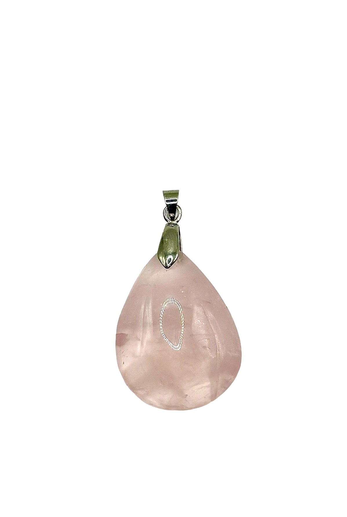 PENDENTIF MADAGASCAR QUARTZ ROSE  (la pièce)