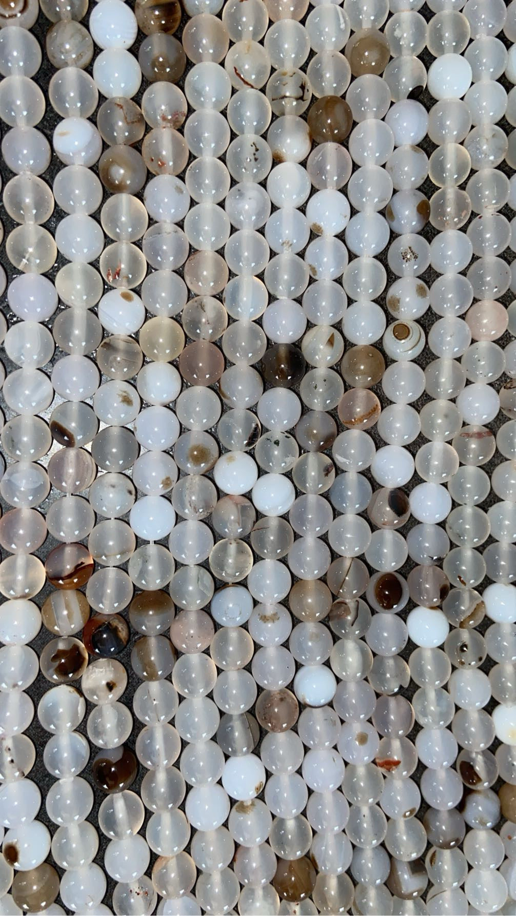 FILDE PERLE AGATE OCÉAN - 8mm