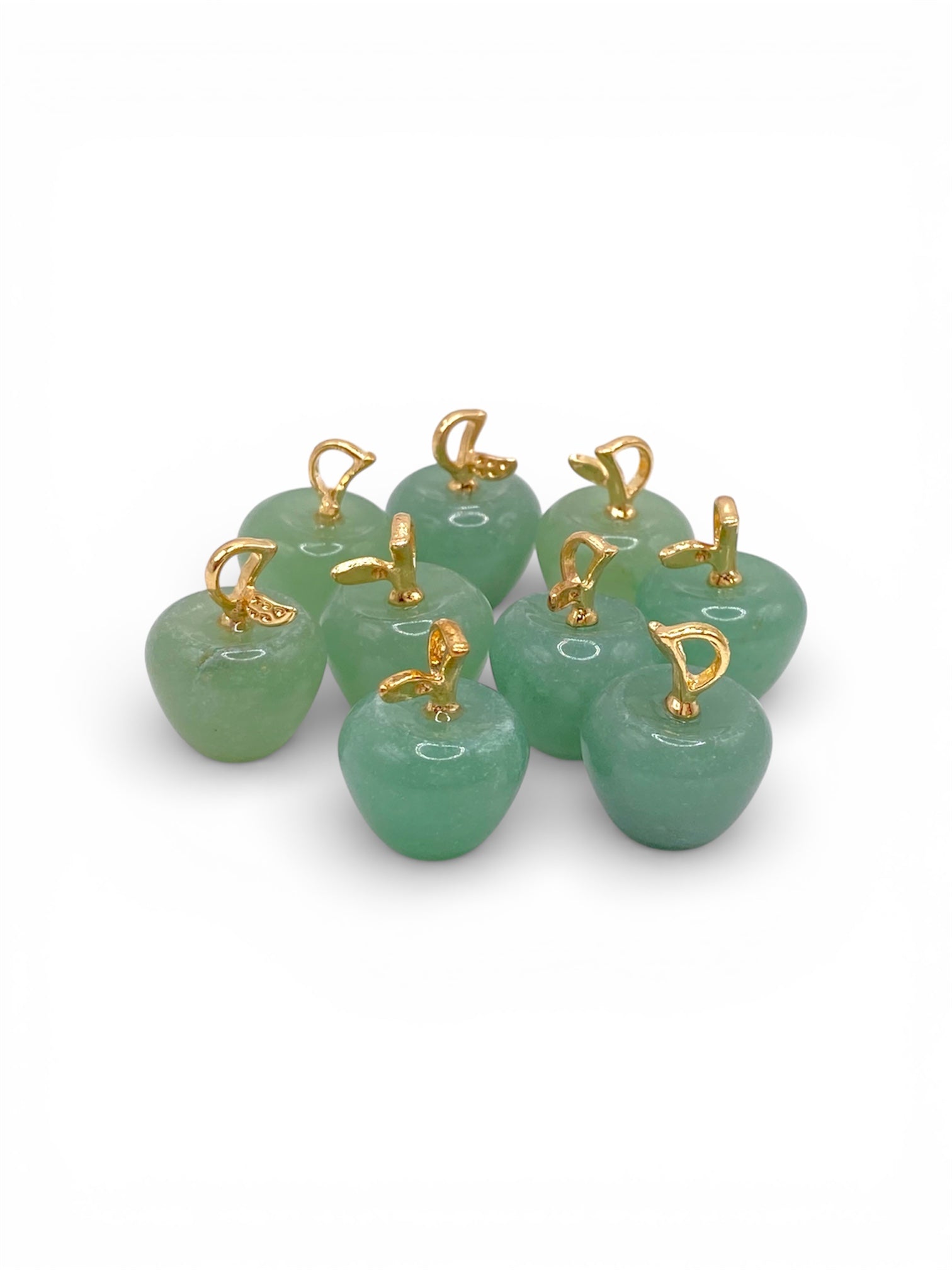 PENDENTIF POMME - AVENTURINE