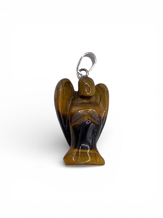 PENDENTIF ANGE - OEIL DE TIGRE
