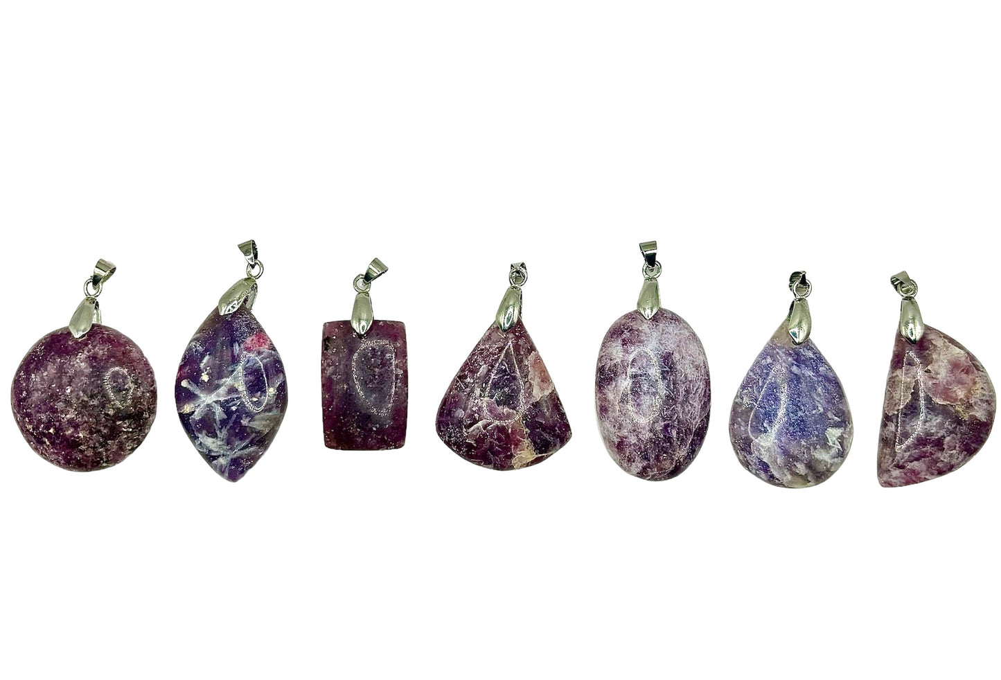 PENDENTIF LÉPIDOLITE  (la pièce)