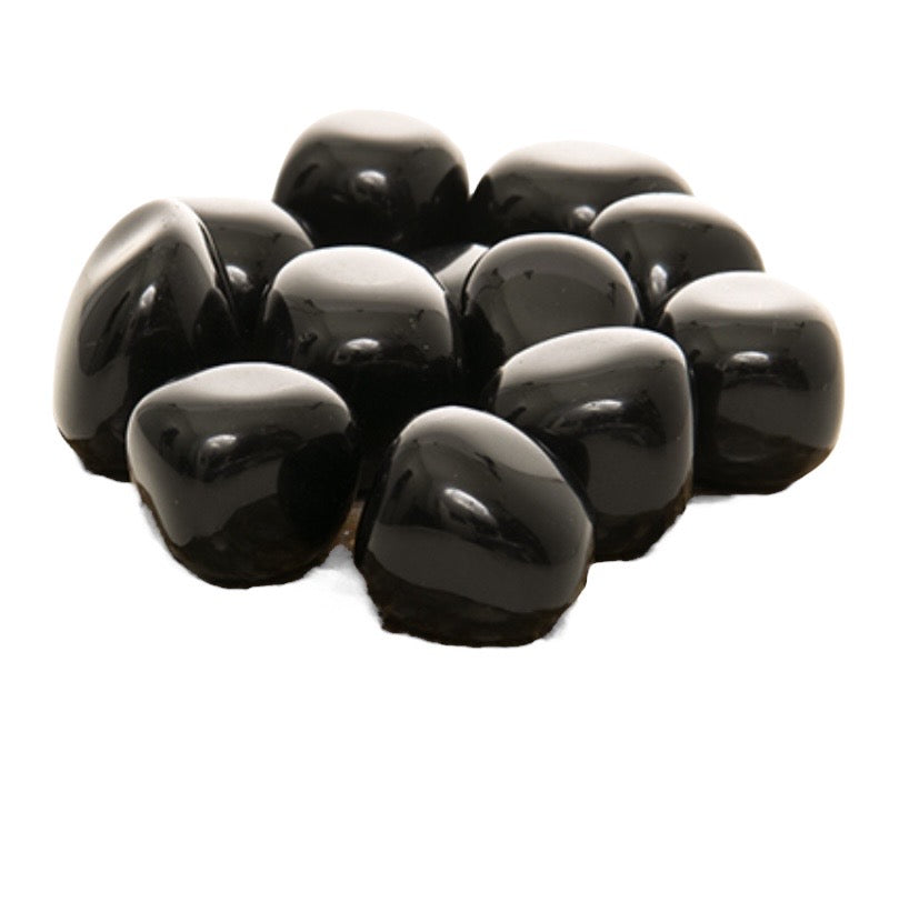 PIERRES ROULÉES OBSIDIENNE NOIRE QUALITÉ EXTRA (au kilo)