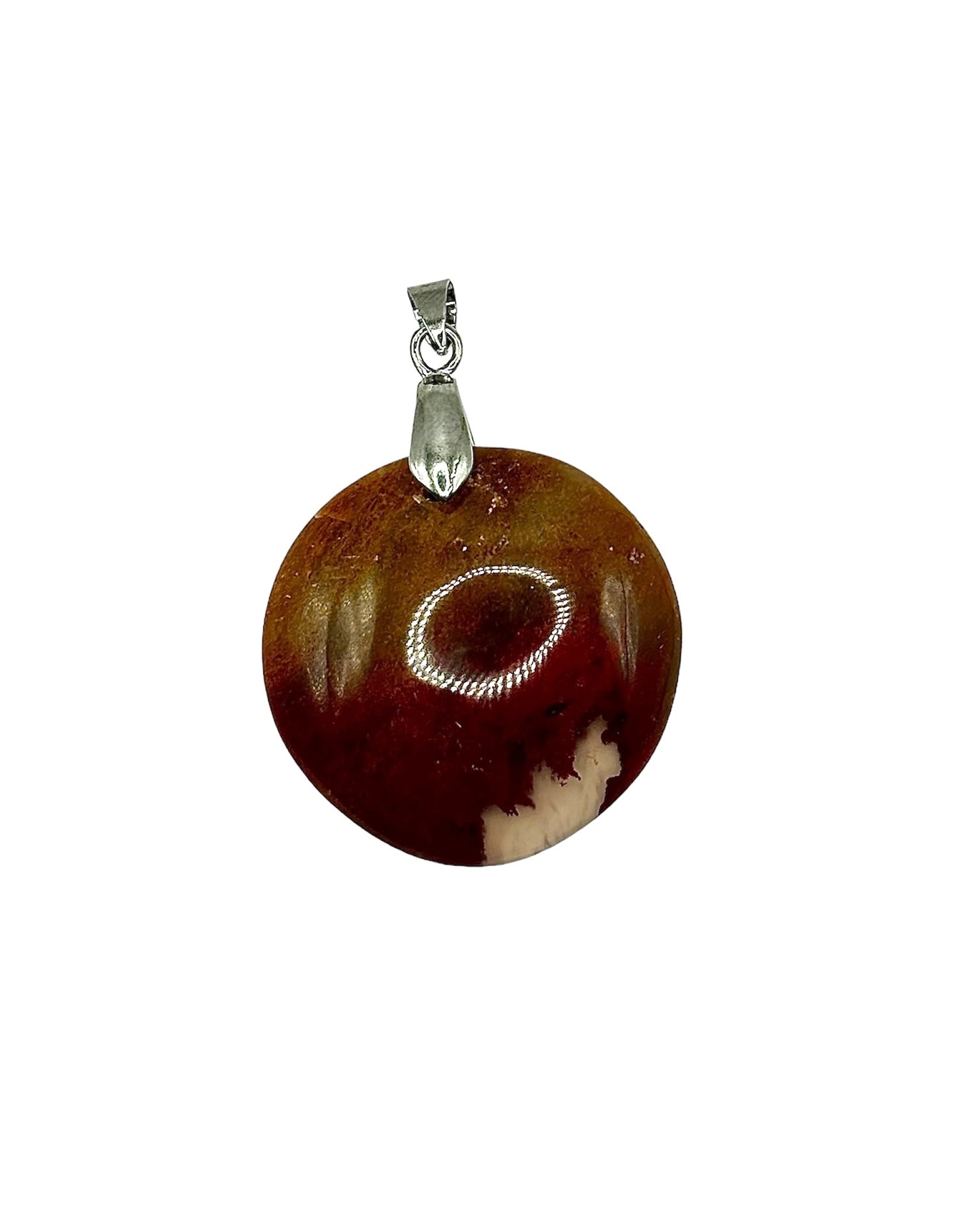 PENDENTIF JASPE POLYCHROME  (la pièce)