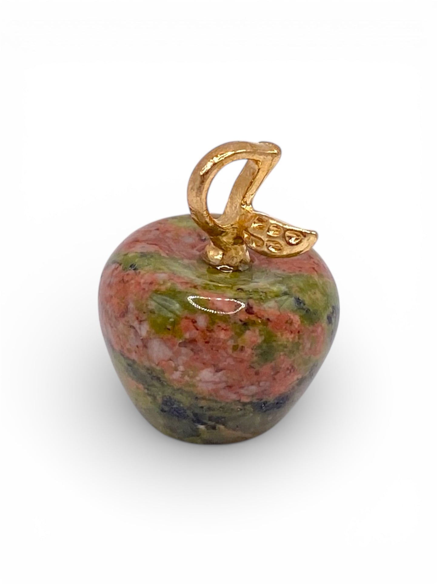 PENDENTIF POMME - UNAKITE