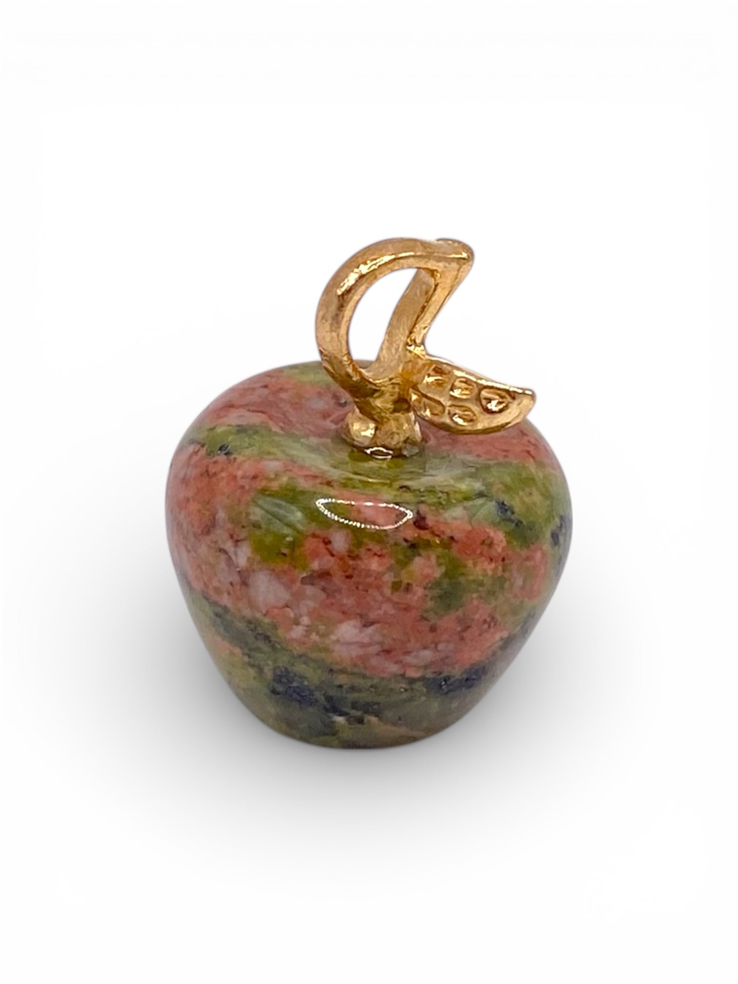 PENDENTIF POMME - UNAKITE