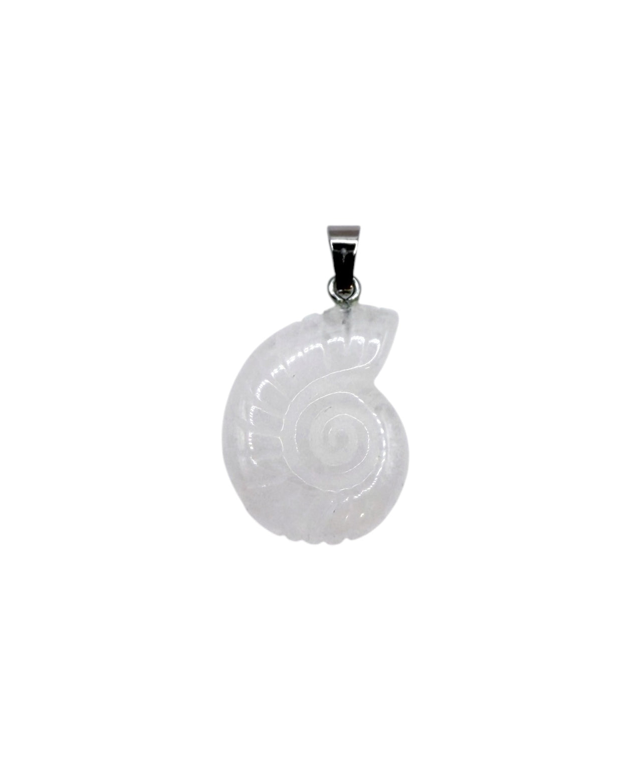 PENDENTIF ESCARGOT - CRISTAL DE ROCHE