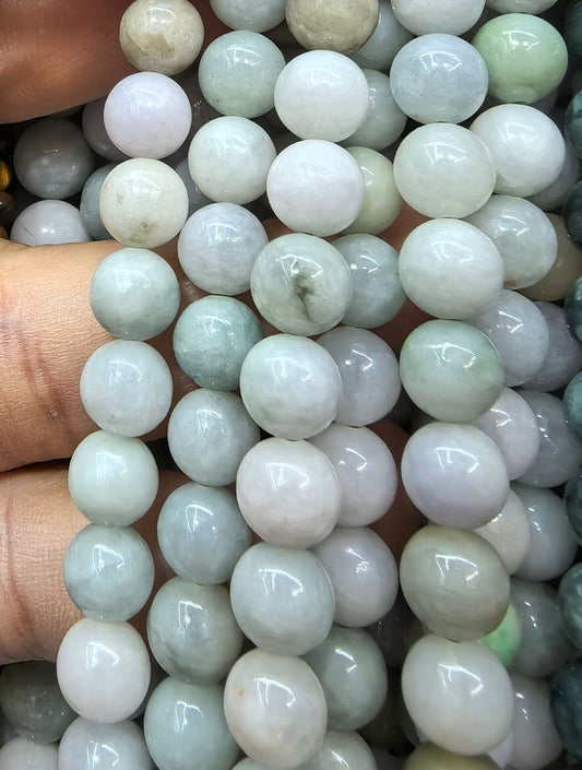 FIL DE PERLE JADE DE BIRMANIE - 8mm