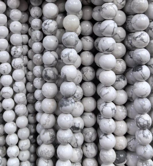 FIL DE PERLE HOWLITE - 8mm