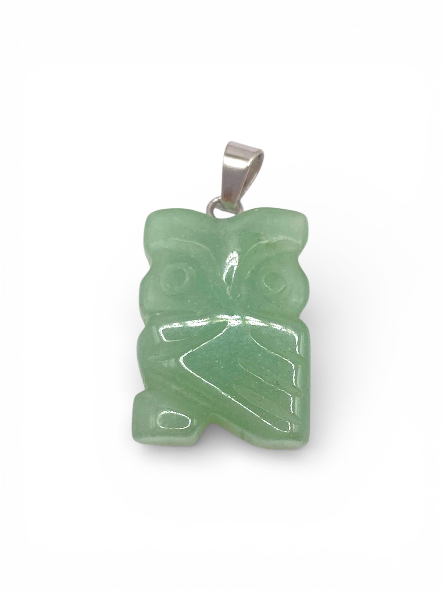PENDENTIF HIBOUX - AVENTURINE