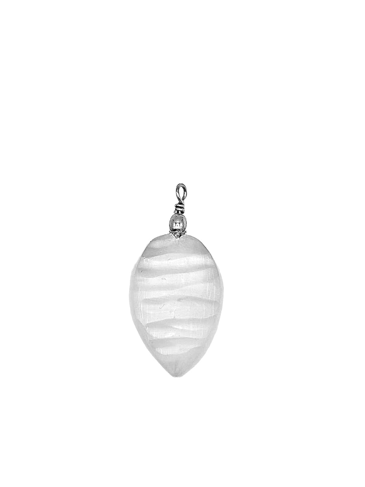 PENDENTIF SÉLÉNITE BLANCHE (la pièce)