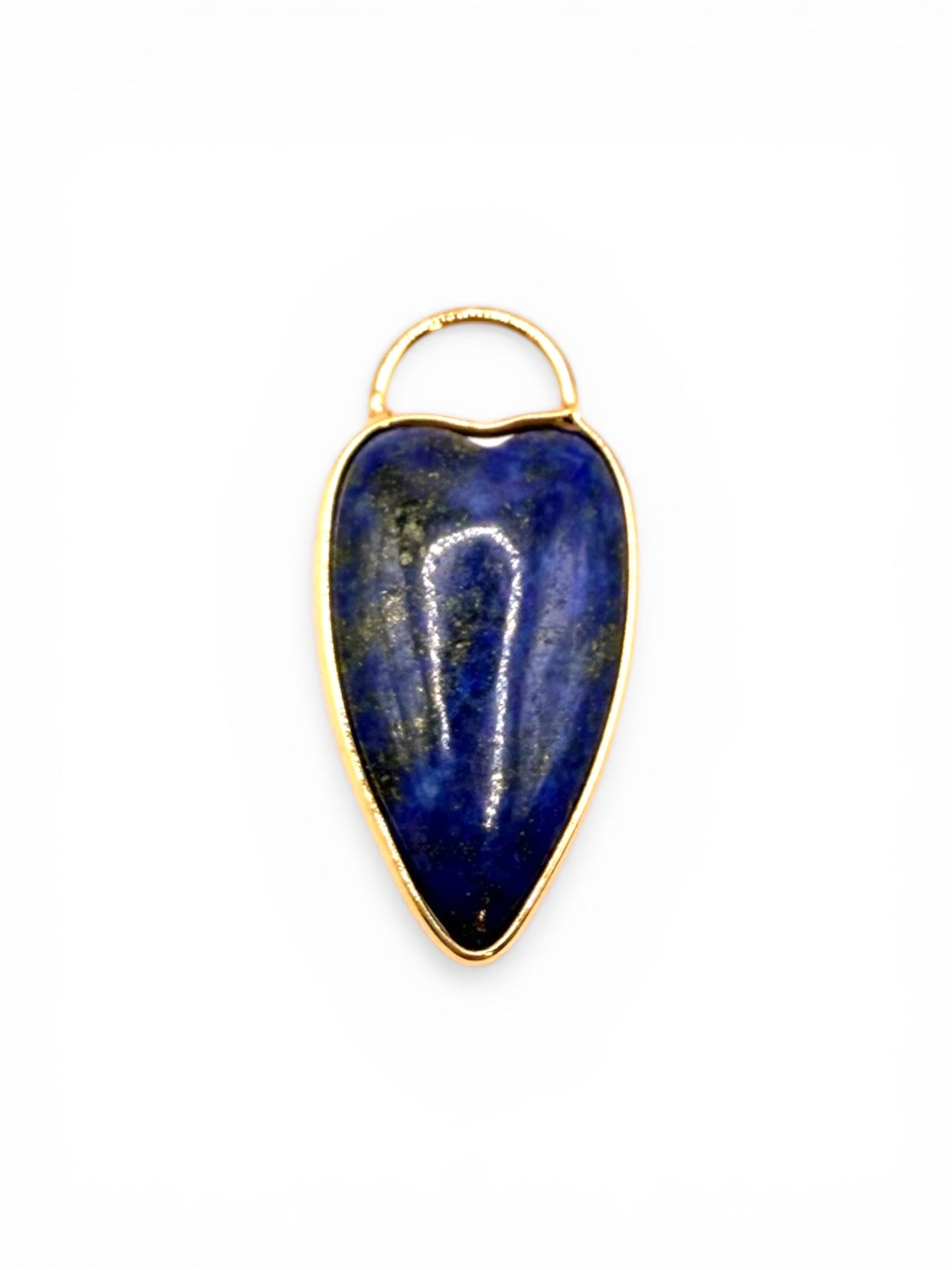 PENDENTIF FLECHE SERTIE - LAPIS LAZULI