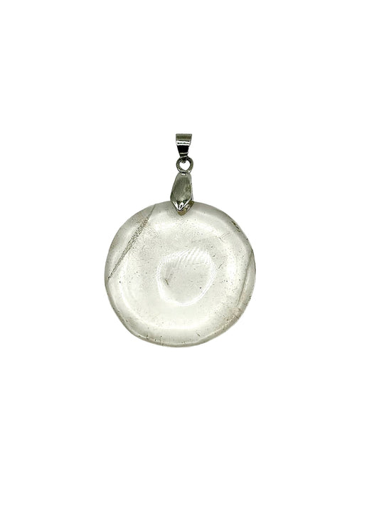 PENDENTIF MADAGASCAR CRISTAL DE ROCHE (la pièce)