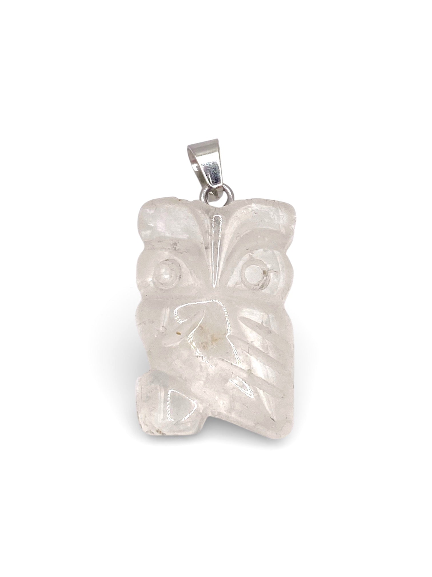 PENDENTIF HIBOUX - CRISTAL DE ROCHE