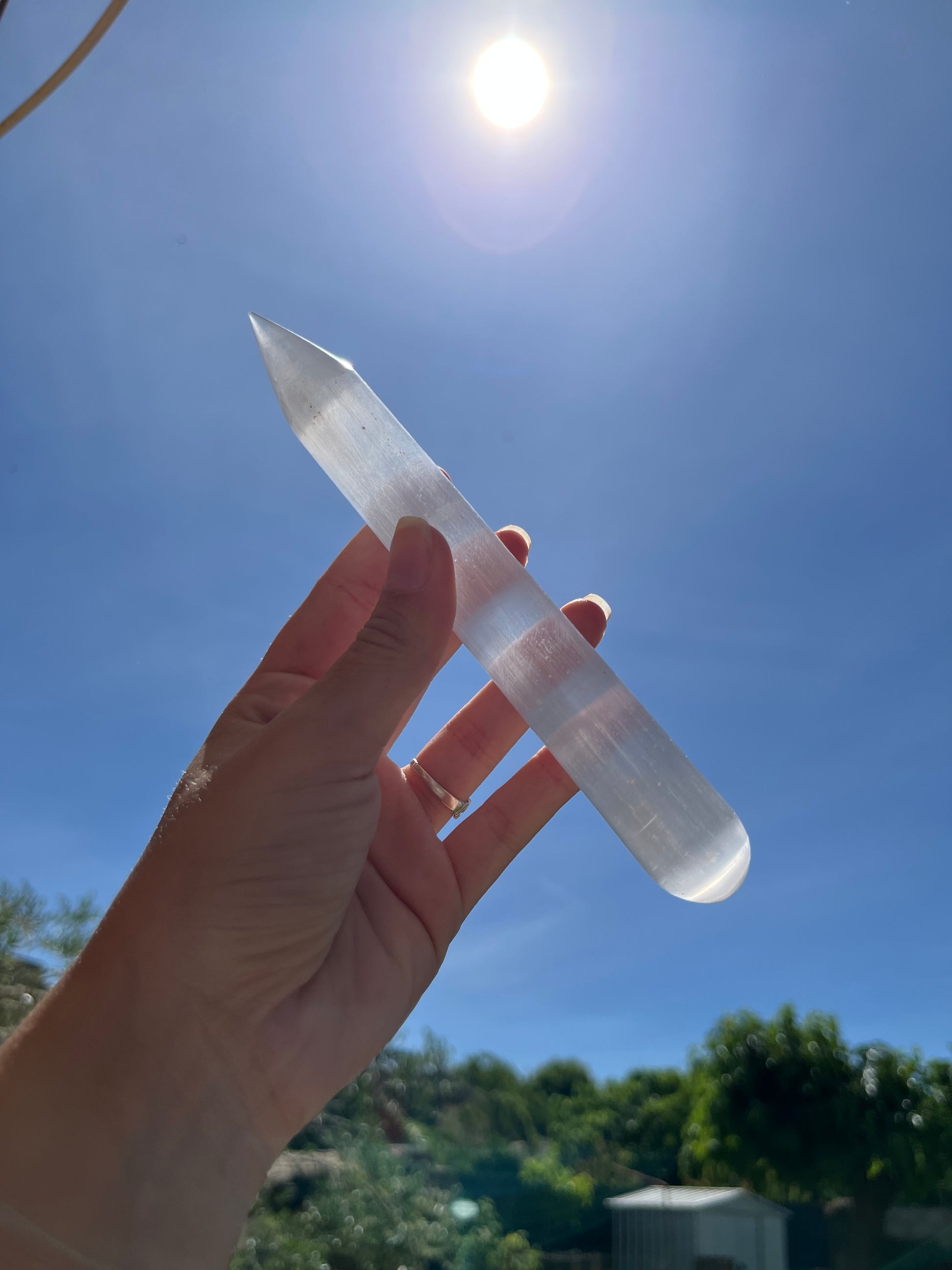 BATON POINTU DE MASSAGE SÉLÉNITE