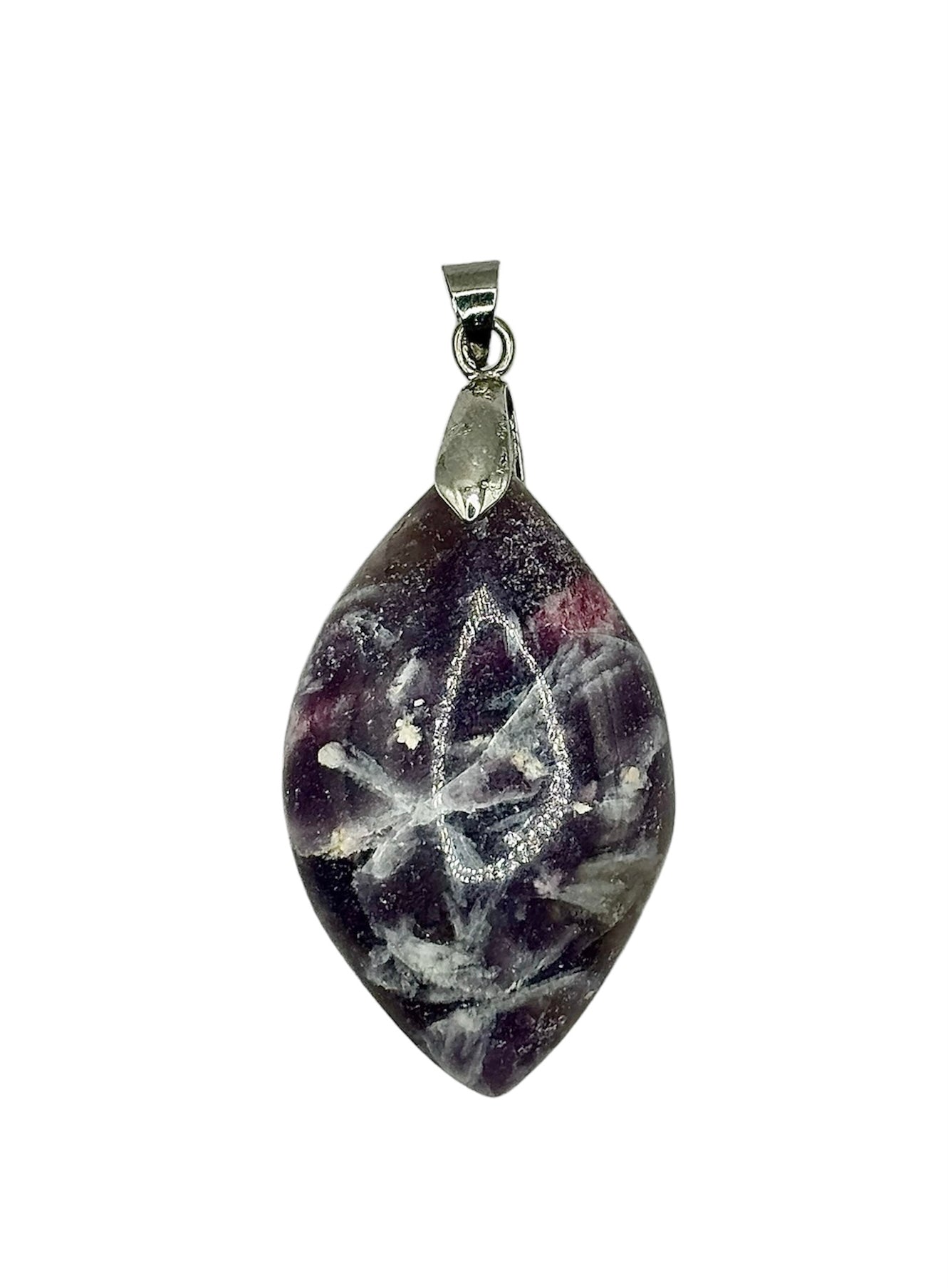 PENDENTIF LÉPIDOLITE  (la pièce)