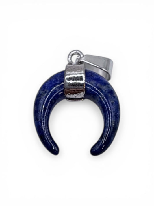 PENDENTIF CORNE - LAPIS LAZULI