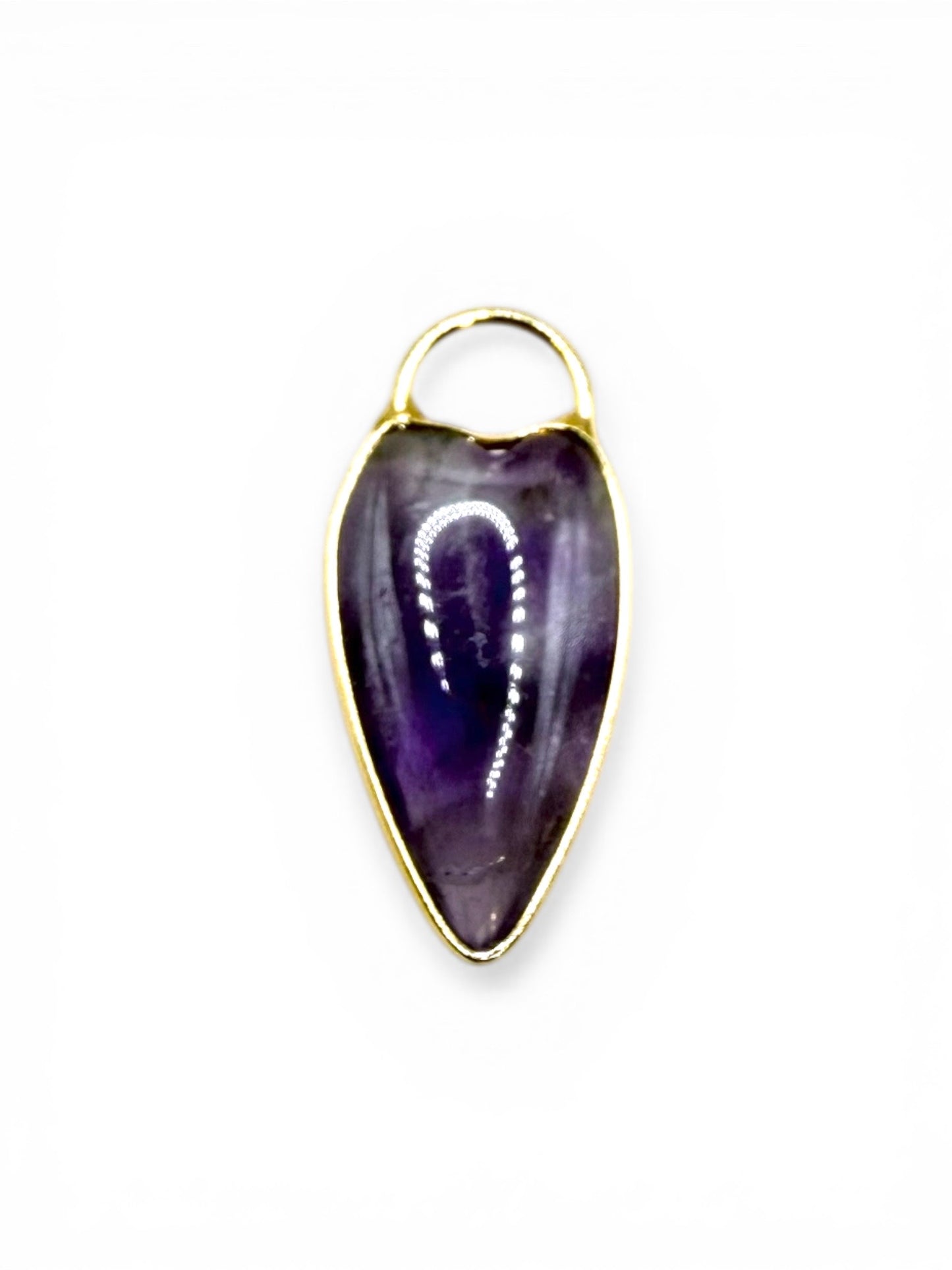 PENDENTIF SERTIE FLECHE - AMETHYSTE
