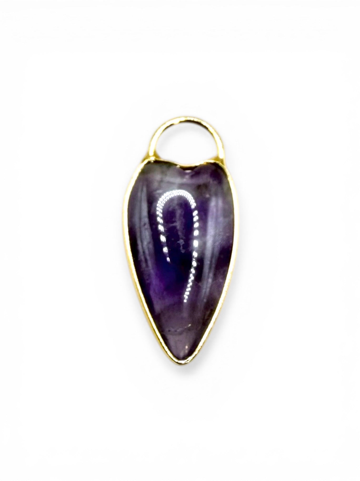 PENDENTIF SERTIE FLECHE - AMETHYSTE