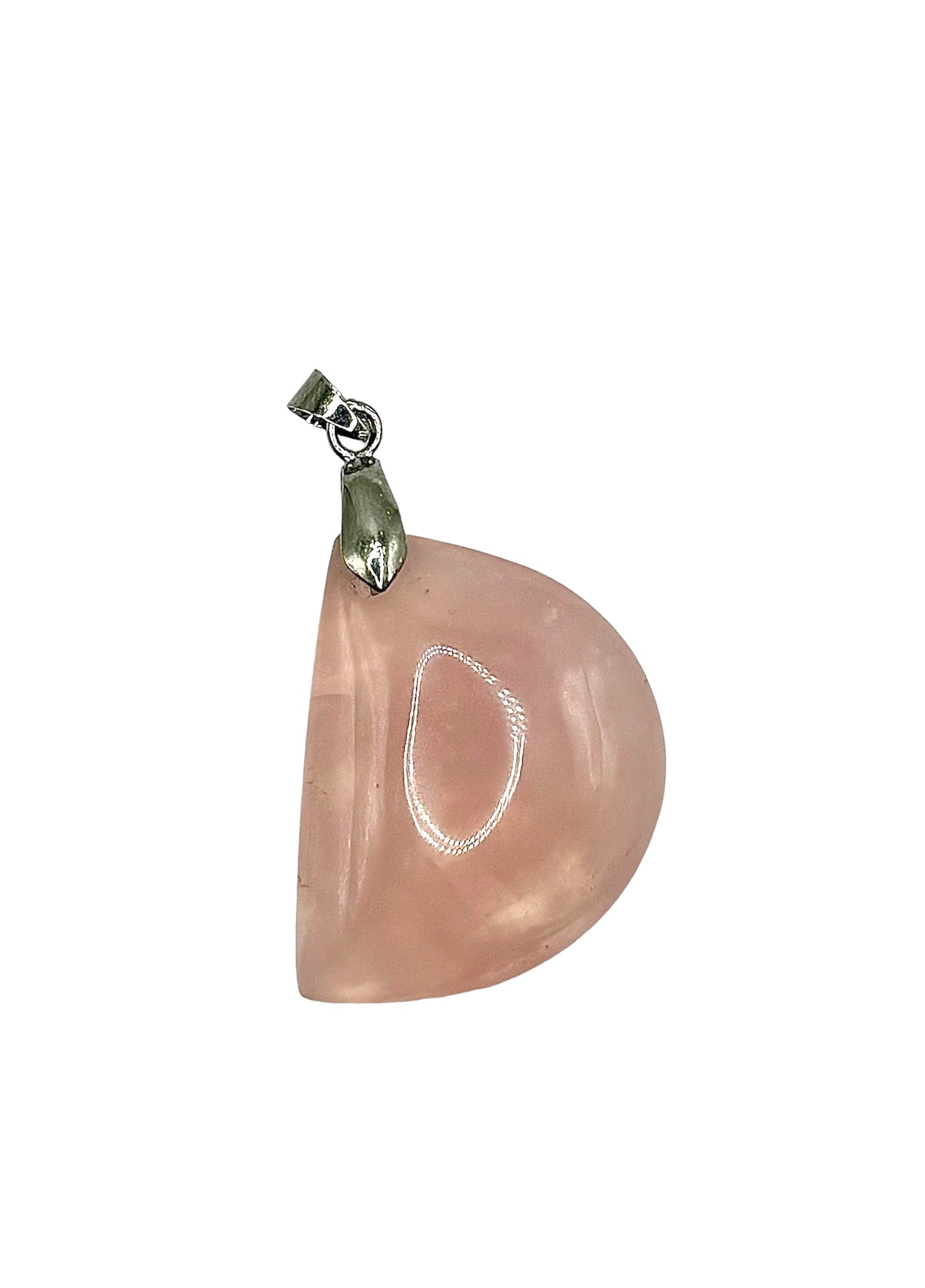 PENDENTIF MADAGASCAR QUARTZ ROSE  (la pièce)