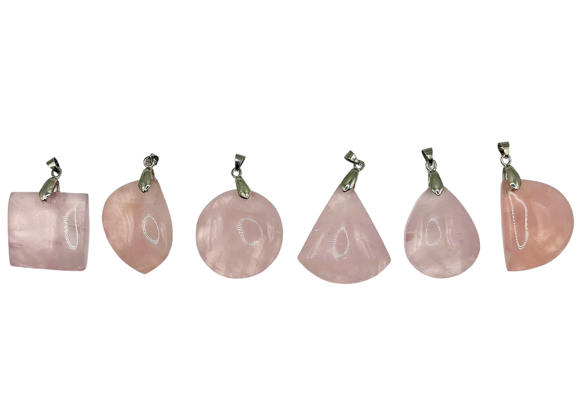 PENDENTIF MADAGASCAR QUARTZ ROSE  (la pièce)