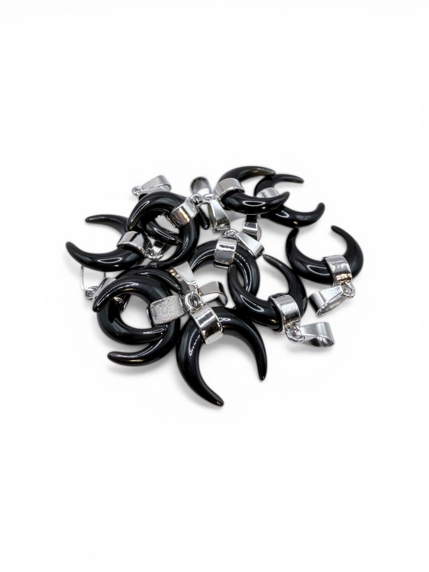 PENDENTIF CORNE - ONYX