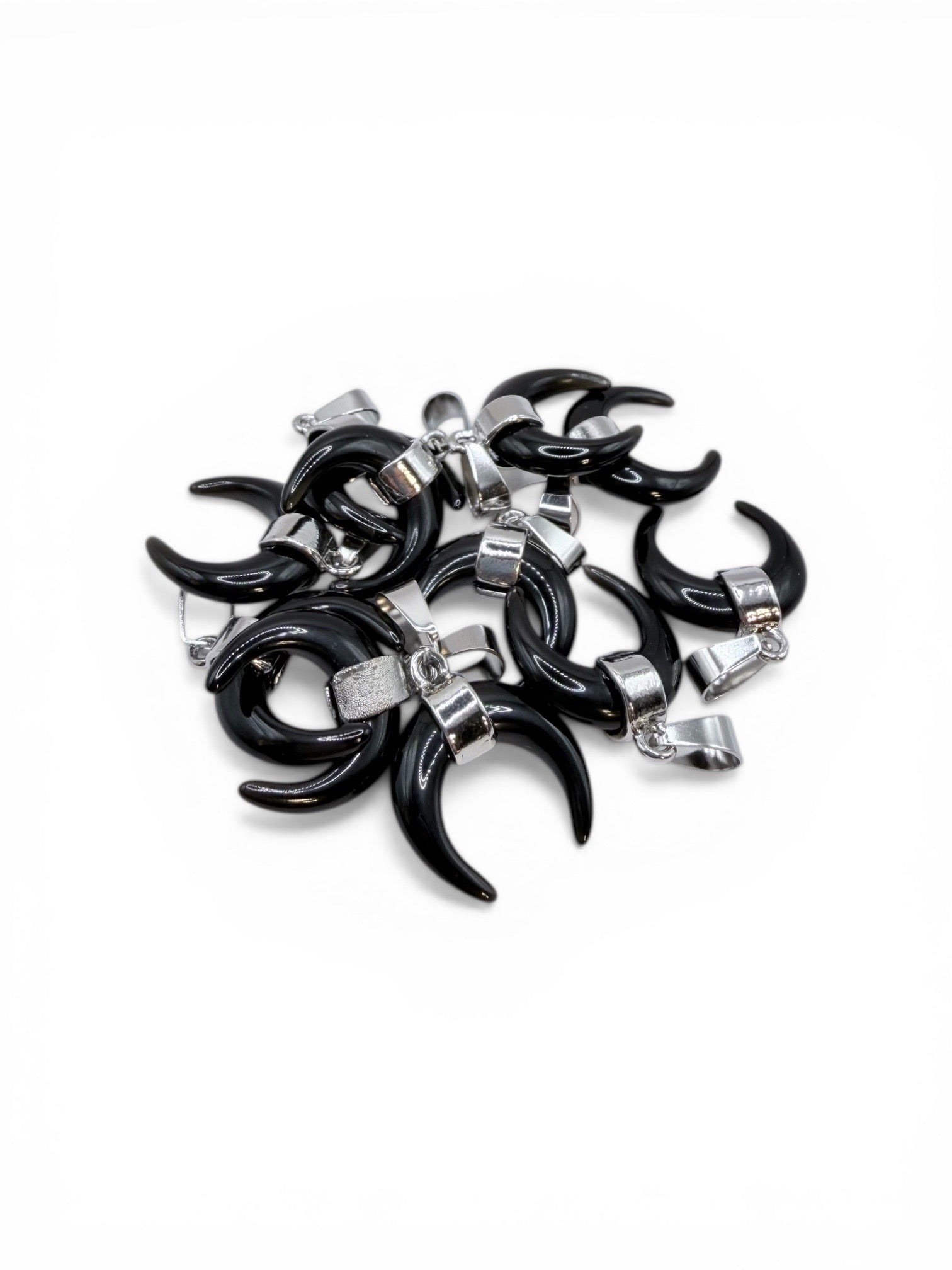 PENDENTIF CORNE - ONYX
