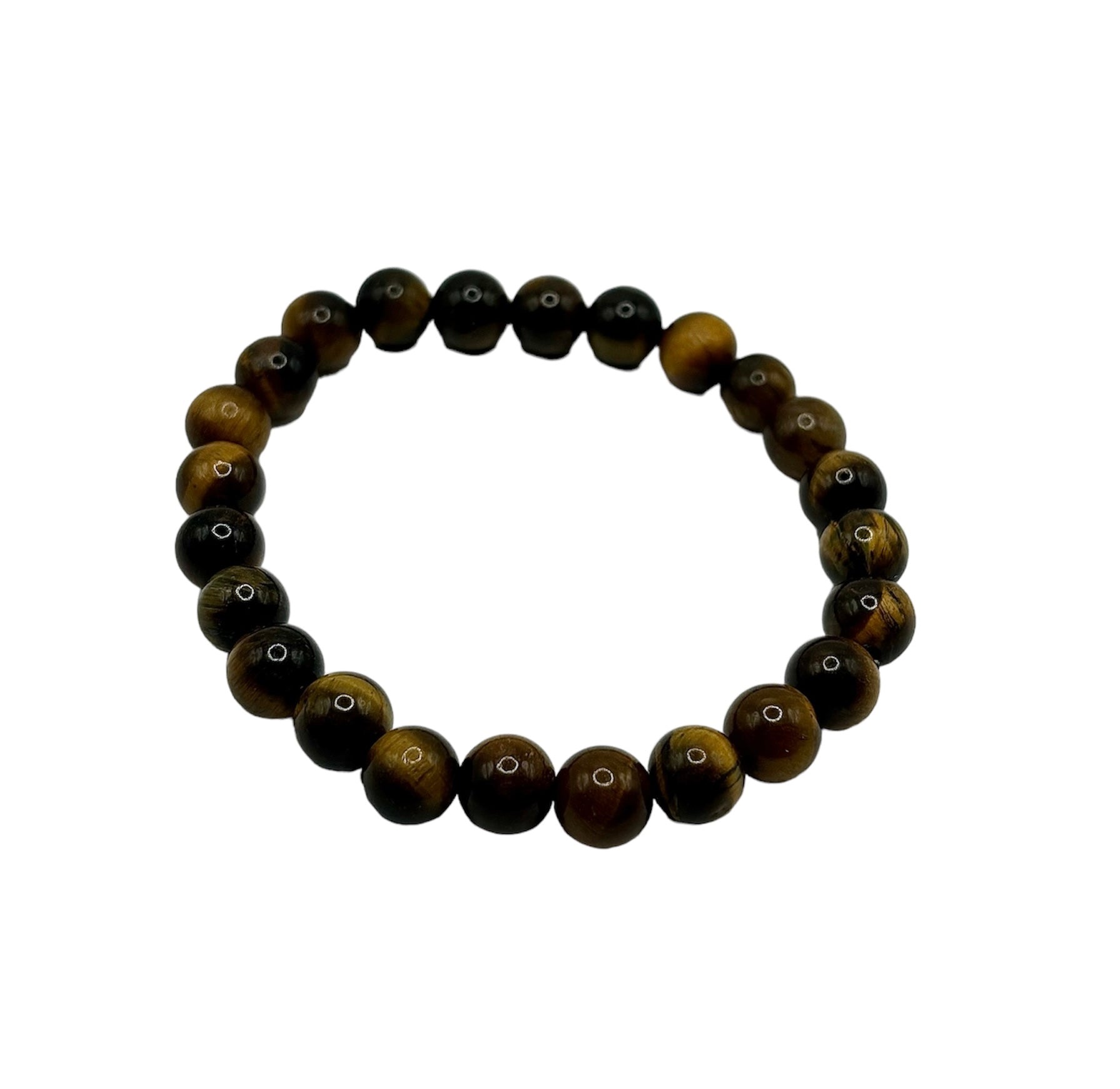 BRACELET 8MM OEIL DE TIGRE QUALITÉ EXTRA (la pièce)