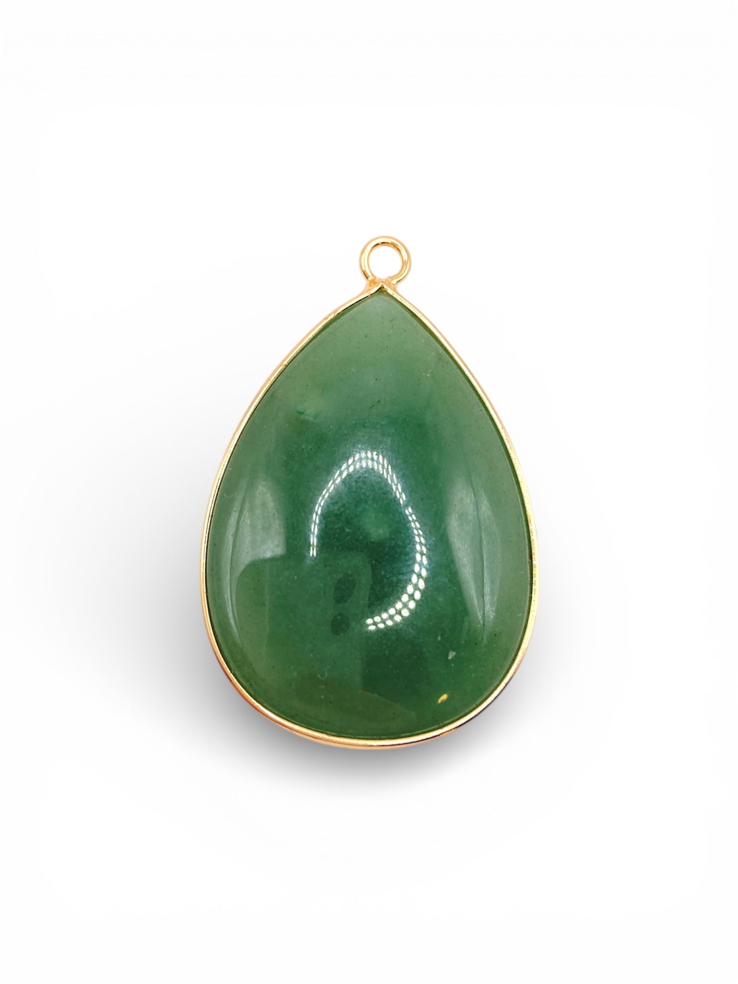 PENDENTIF SERTIE - AVENTURINE