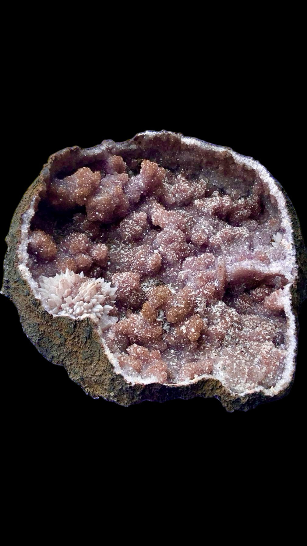 GÉODE D'AMÉTHYSTE DU MAROC 6,40KG