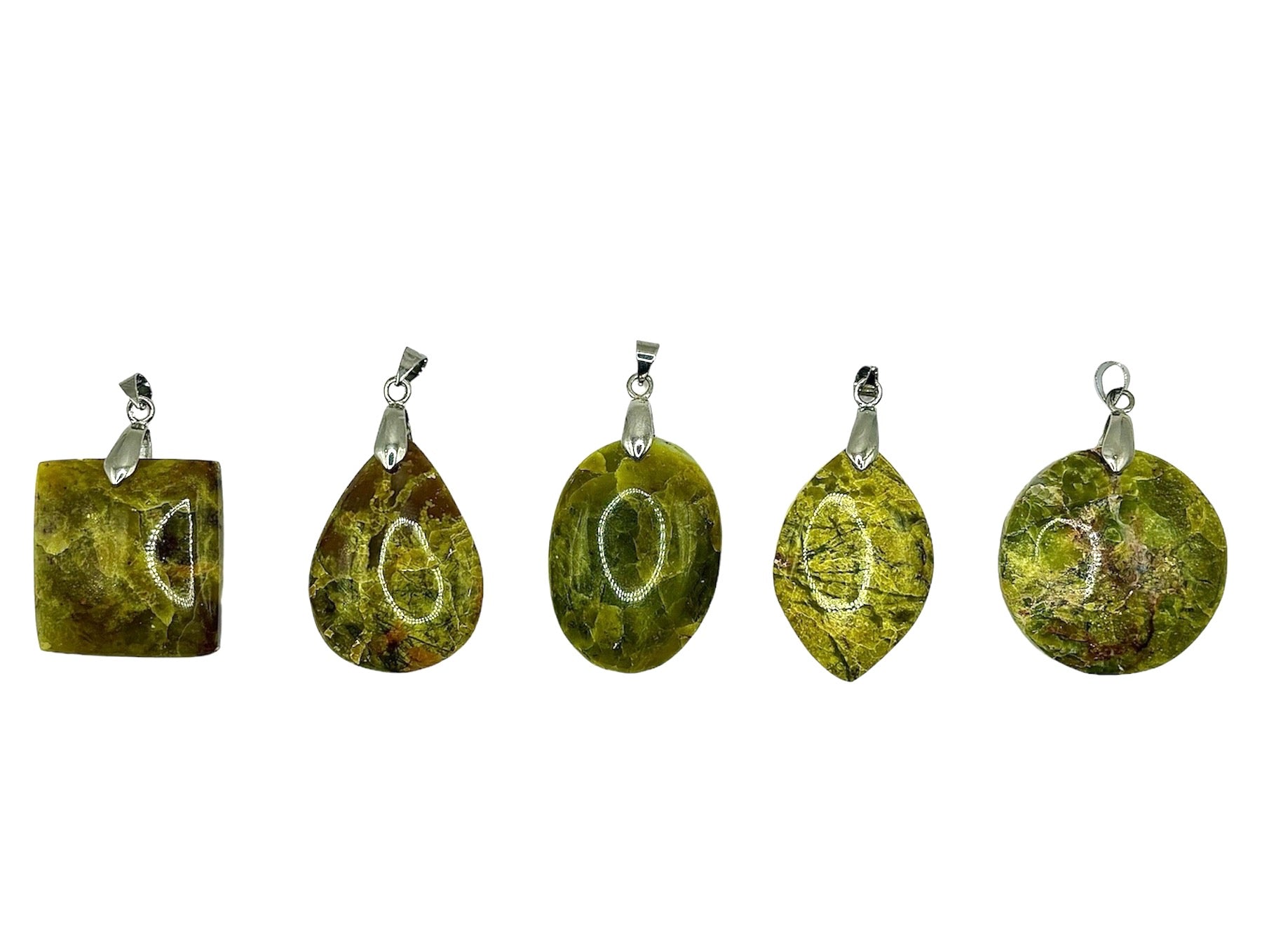 PENDENTIF MADAGASCAR OPALE VERTE (la pièce)