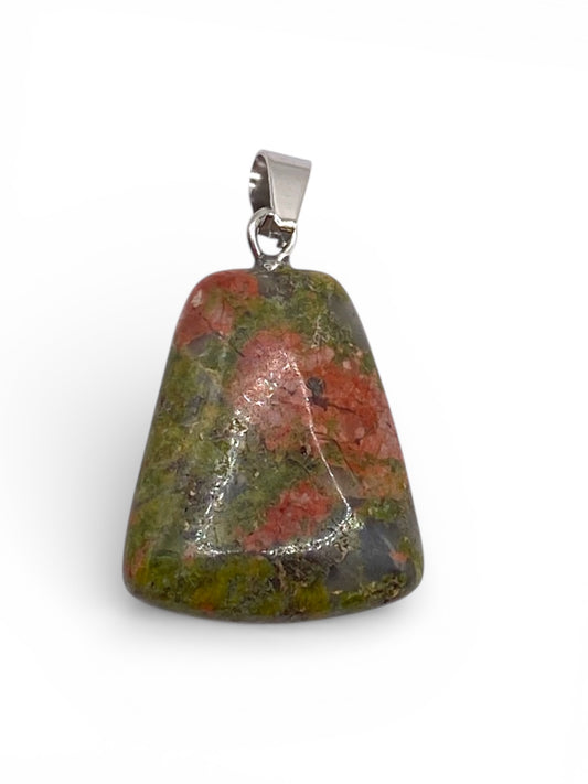 PENDENTIF TRAPÈZE - UNAKITE
