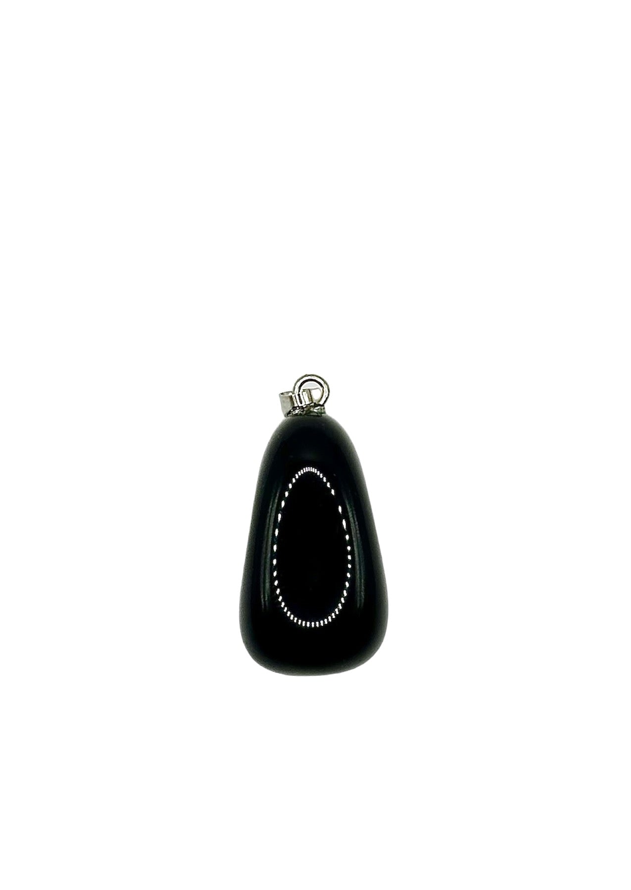 PENDENTIF PIERRE FINE ONYX NOIR (la pièce)