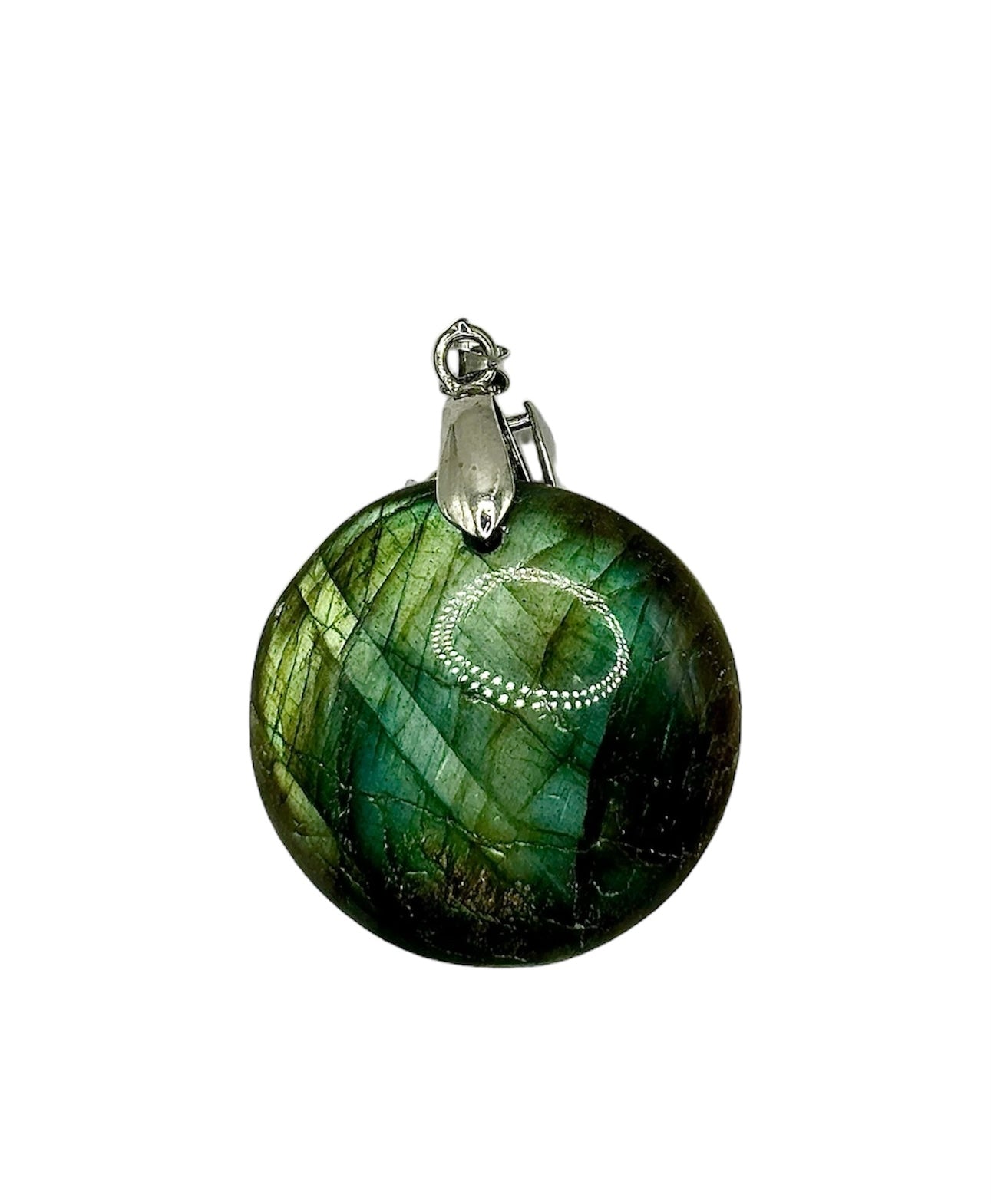 PENDENTIF MADAGASCAR LABRADORITE qualité EXTRA (la pièce)