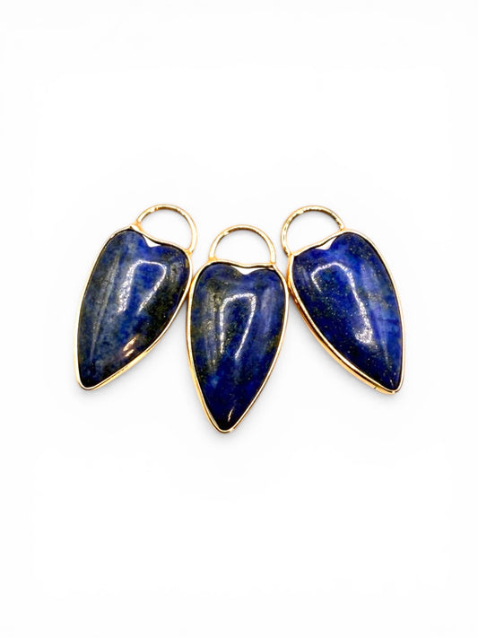 PENDENTIF FLECHE SERTIE - LAPIS LAZULI