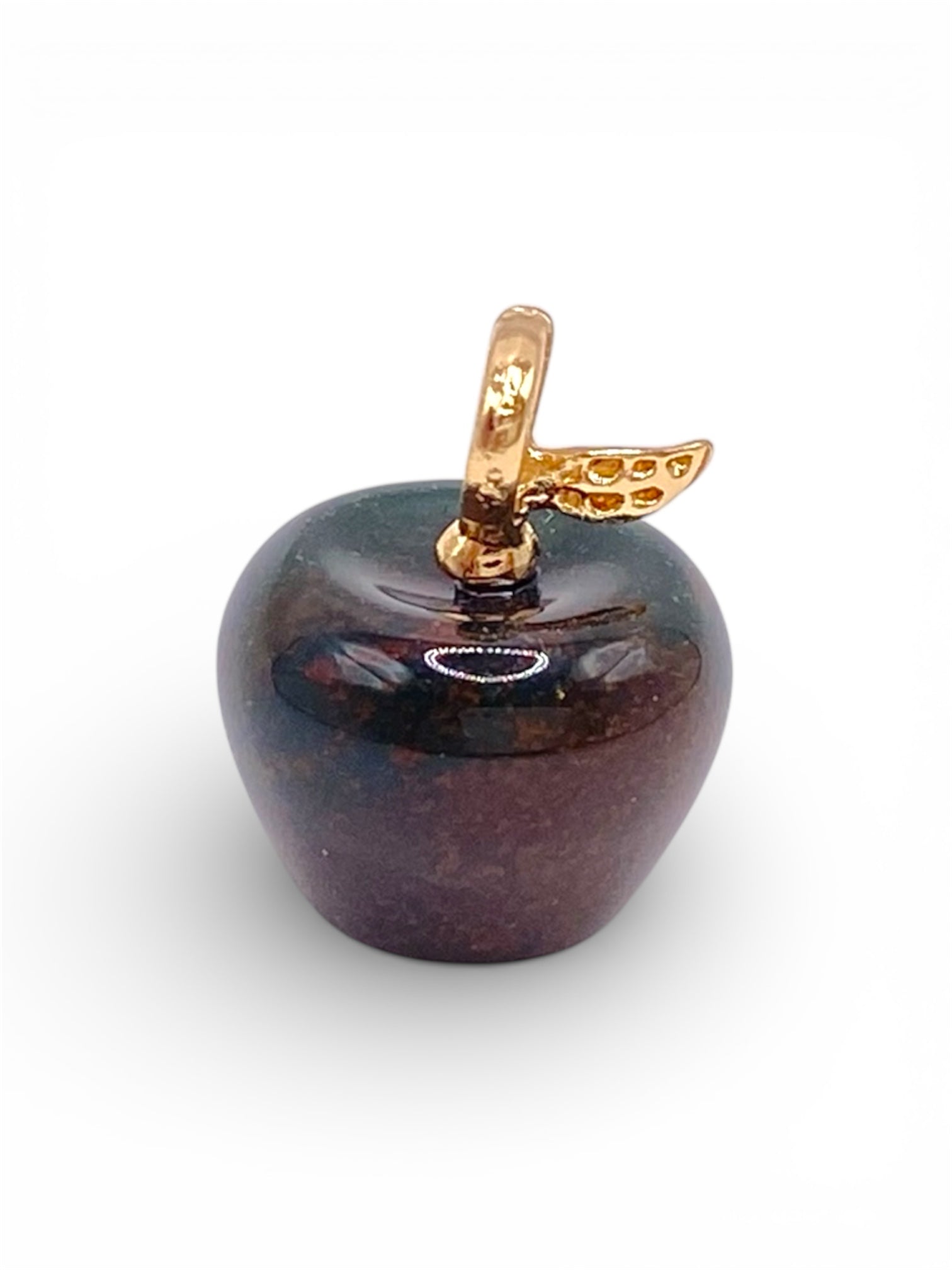 PENDENTIF POMME - HÉLIOTROPE