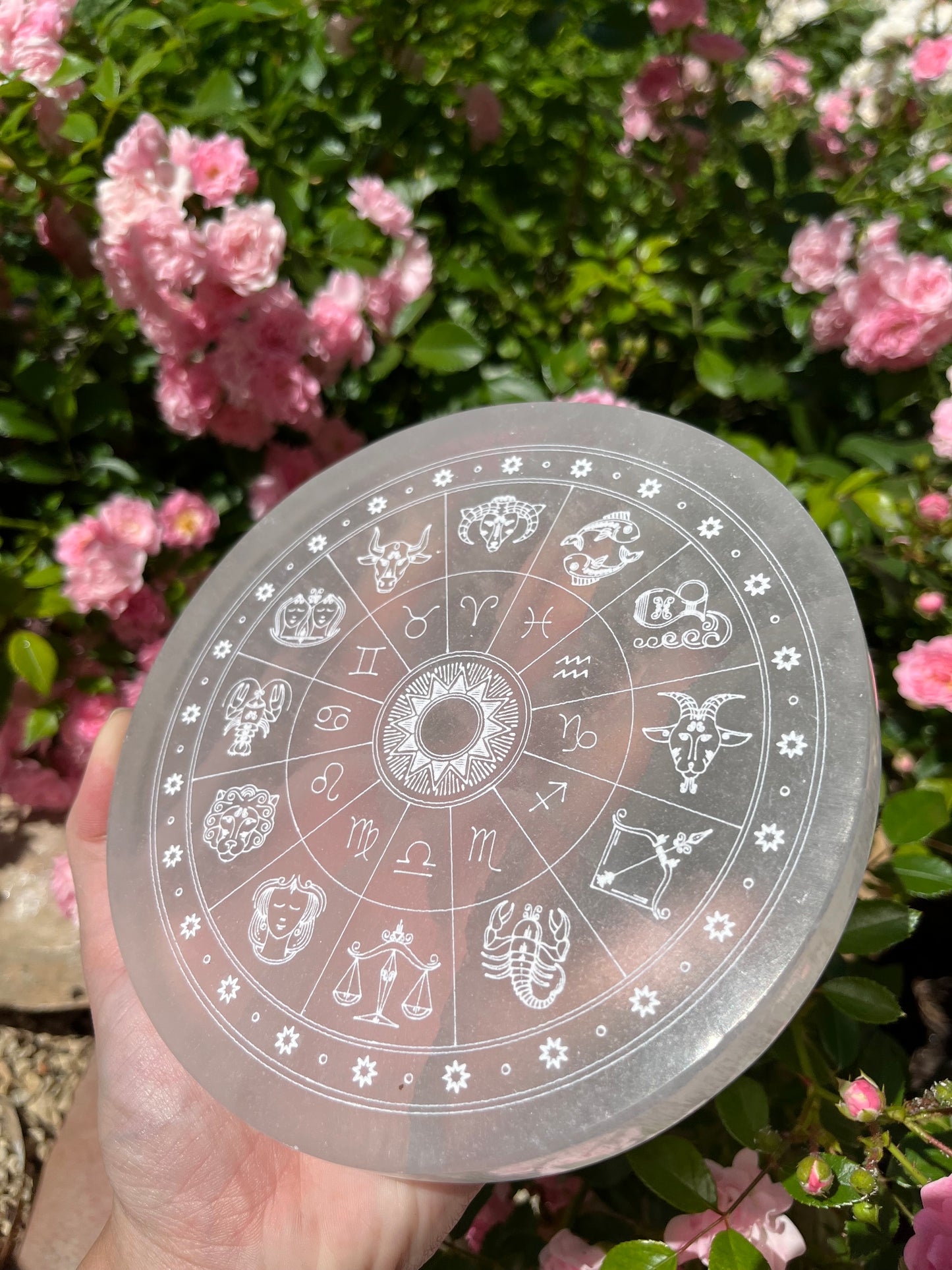 PLAQUE RONDE SIGNE ASTROLOGIQUE