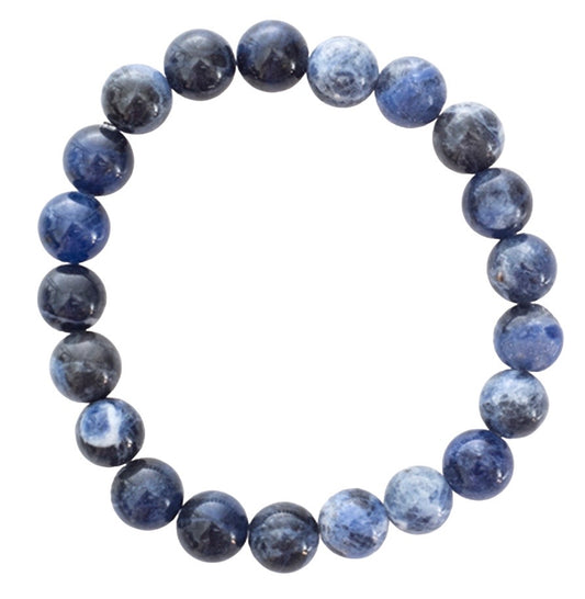 BRACELET 8MM SODALITE QUALITÉ EXTRA (la pièce)