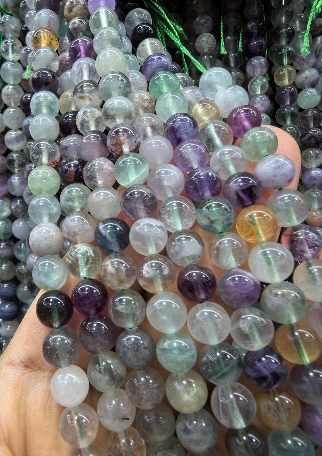 FIL DE PERLE FLUORINE - 8mm