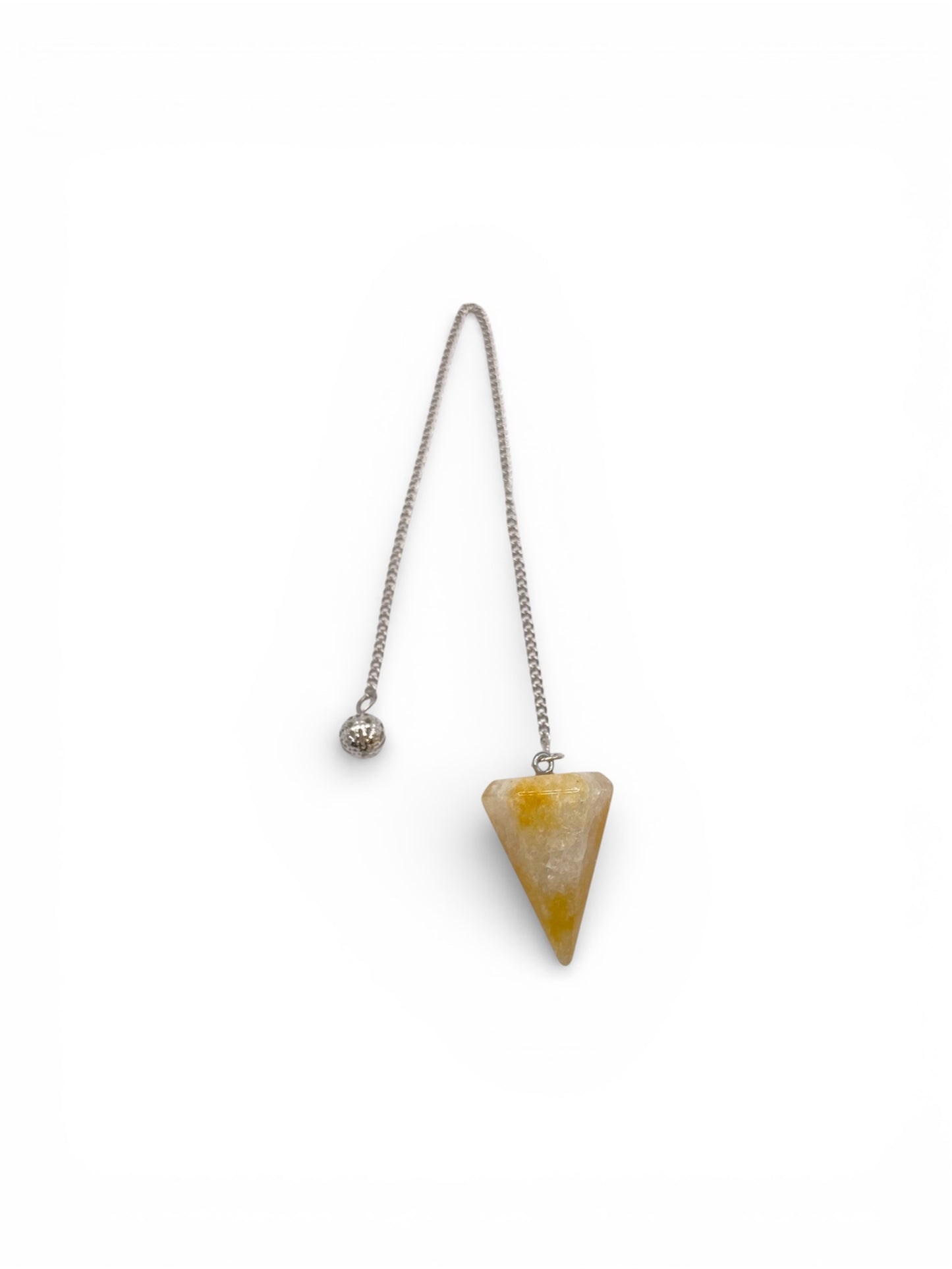 PENDULE AVEC CHAÎNE - JADE JAUNE