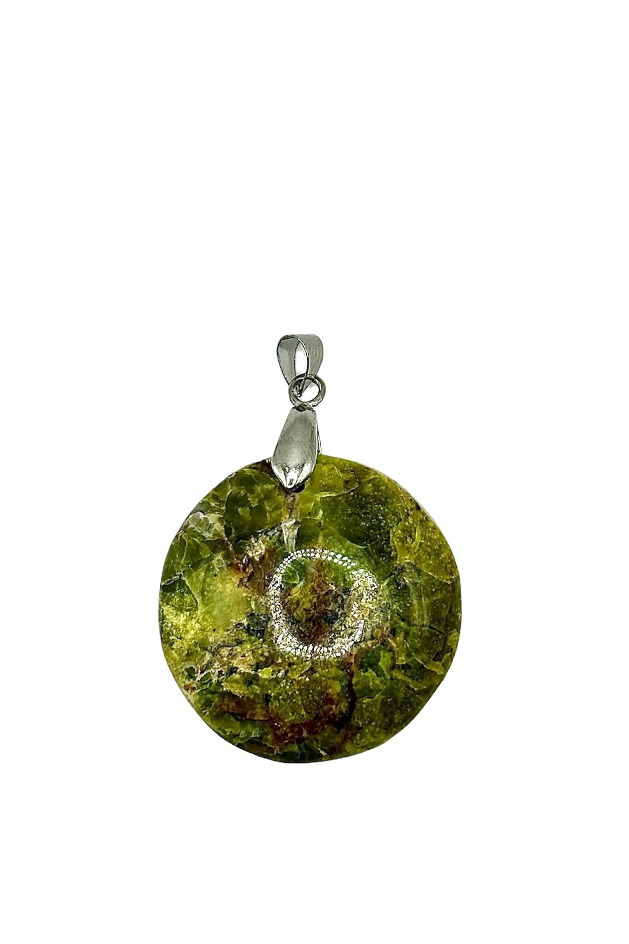 PENDENTIF MADAGASCAR OPALE VERTE (la pièce)