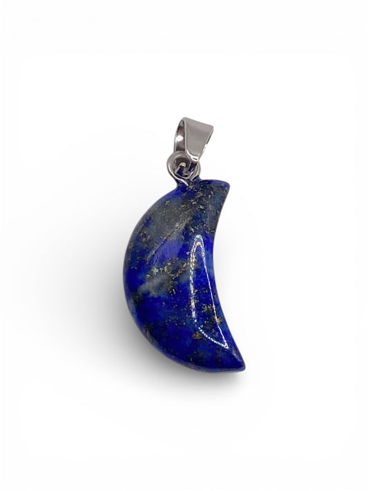 PENDENTIF DEMI LUNE - LAPIS LAZULI