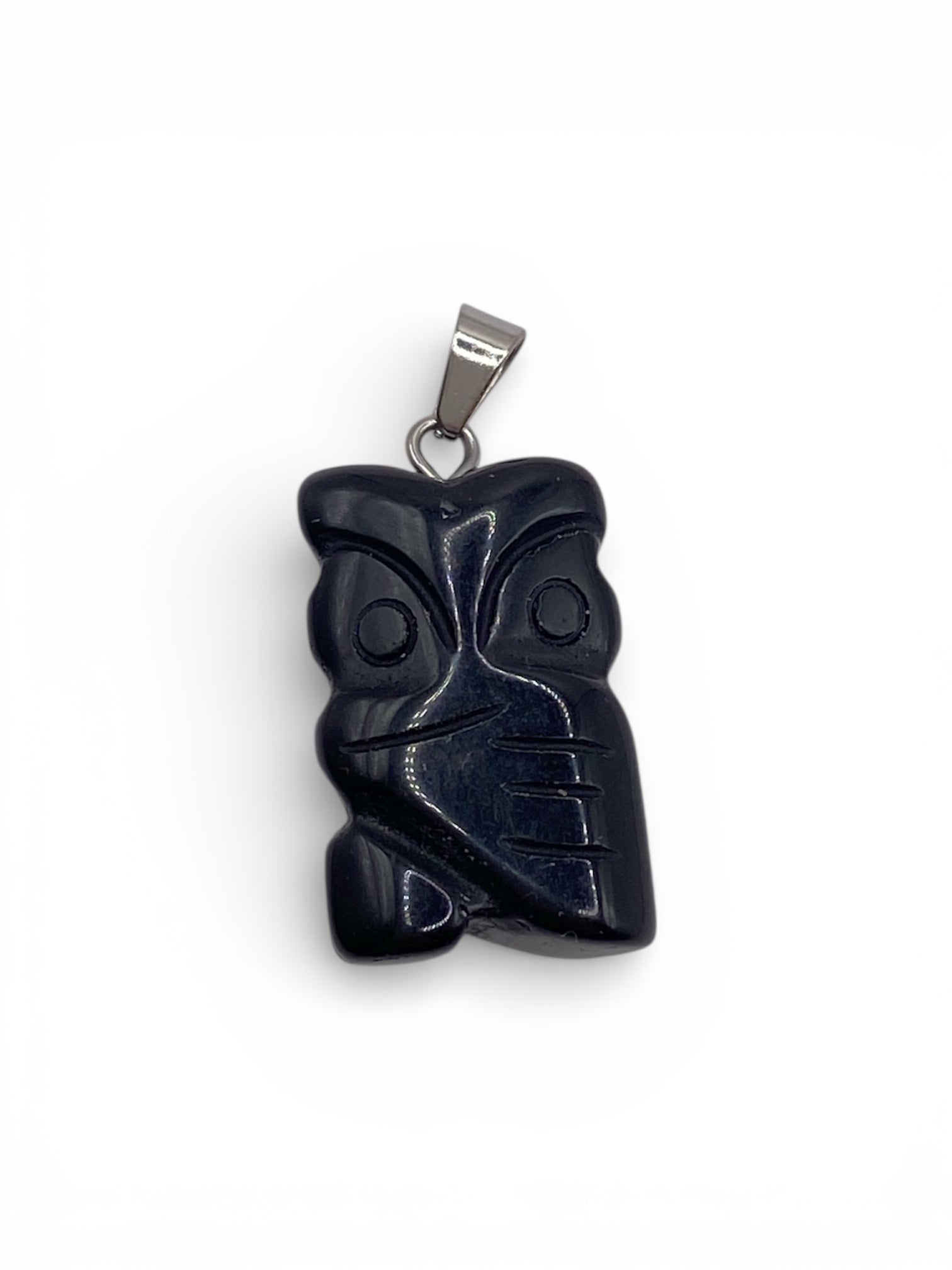 PENDENTIF HIBOUX - ONYX