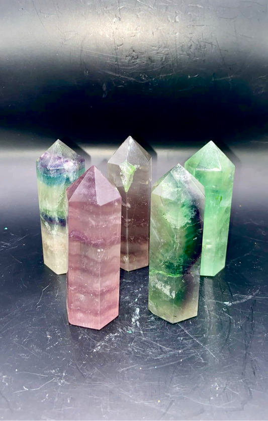 PRISME FLUORINE BI COLORE  (à la pièce)