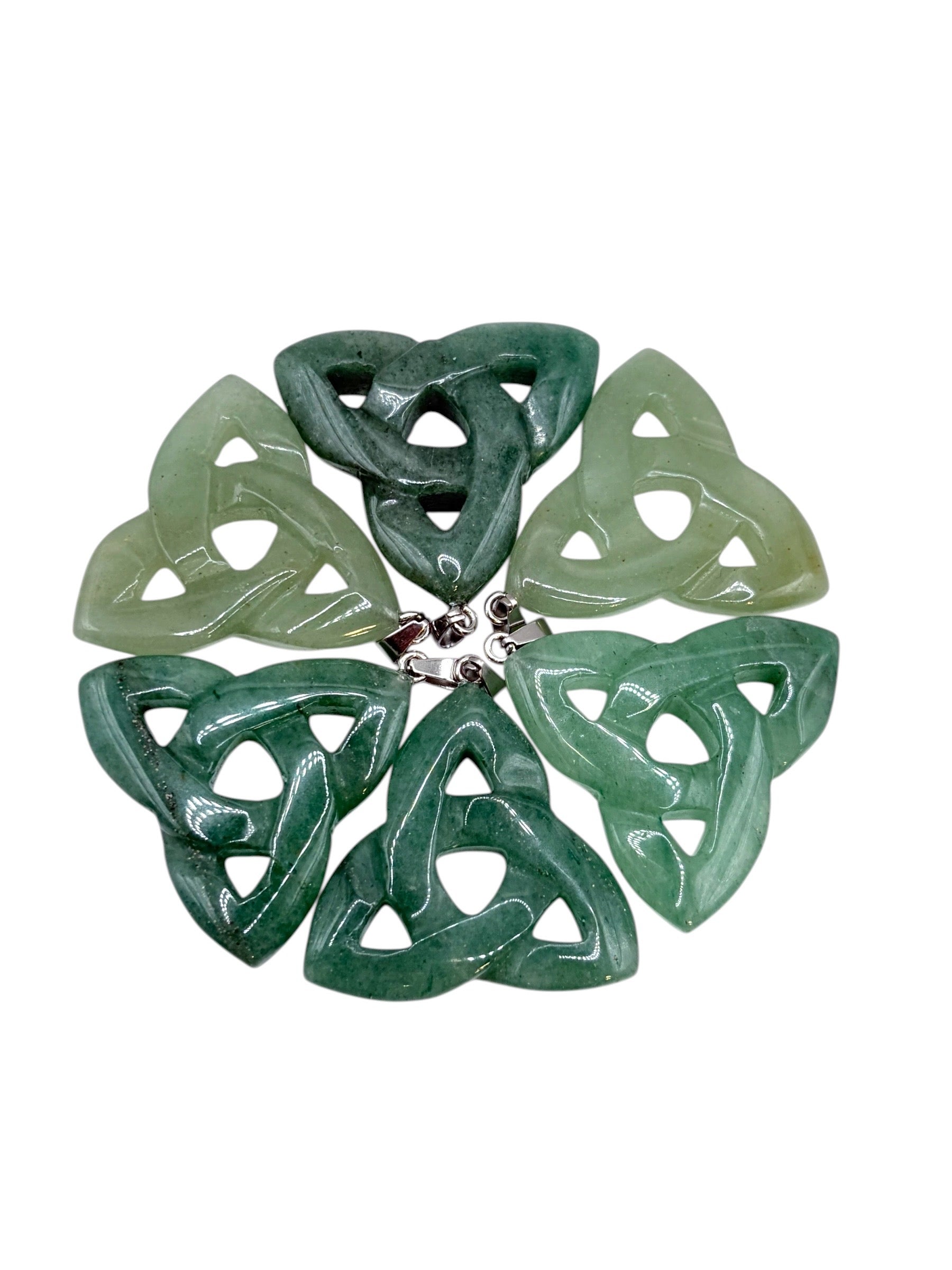 PENDENTIF TRIQUETRA - AVENTURINE